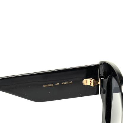 Gucci Acetate GG Butterfly Sunglasses GG0808S Black 4 of 6
