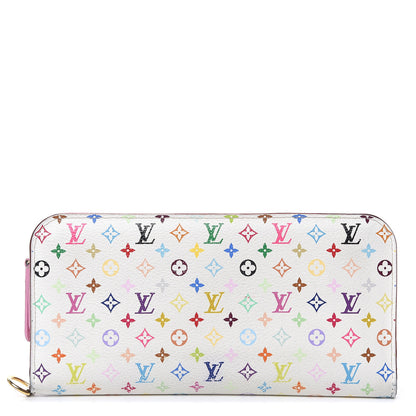 Louis Vuitton Monogram Multicolor Insolite Wallet White Litchi 1 of 15