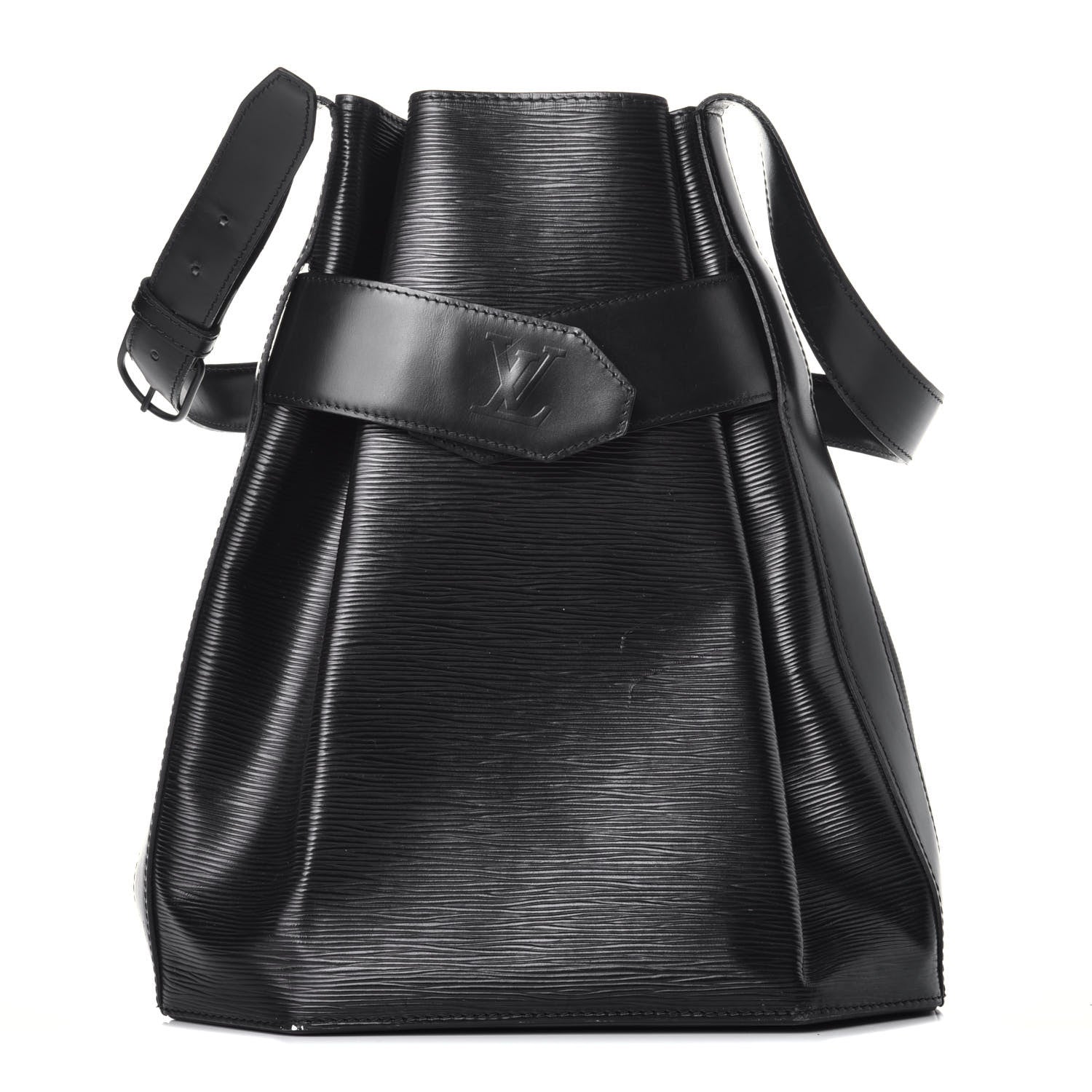 Louis Vuitton Epi Sac D'Epaule GM Black 1 of 8