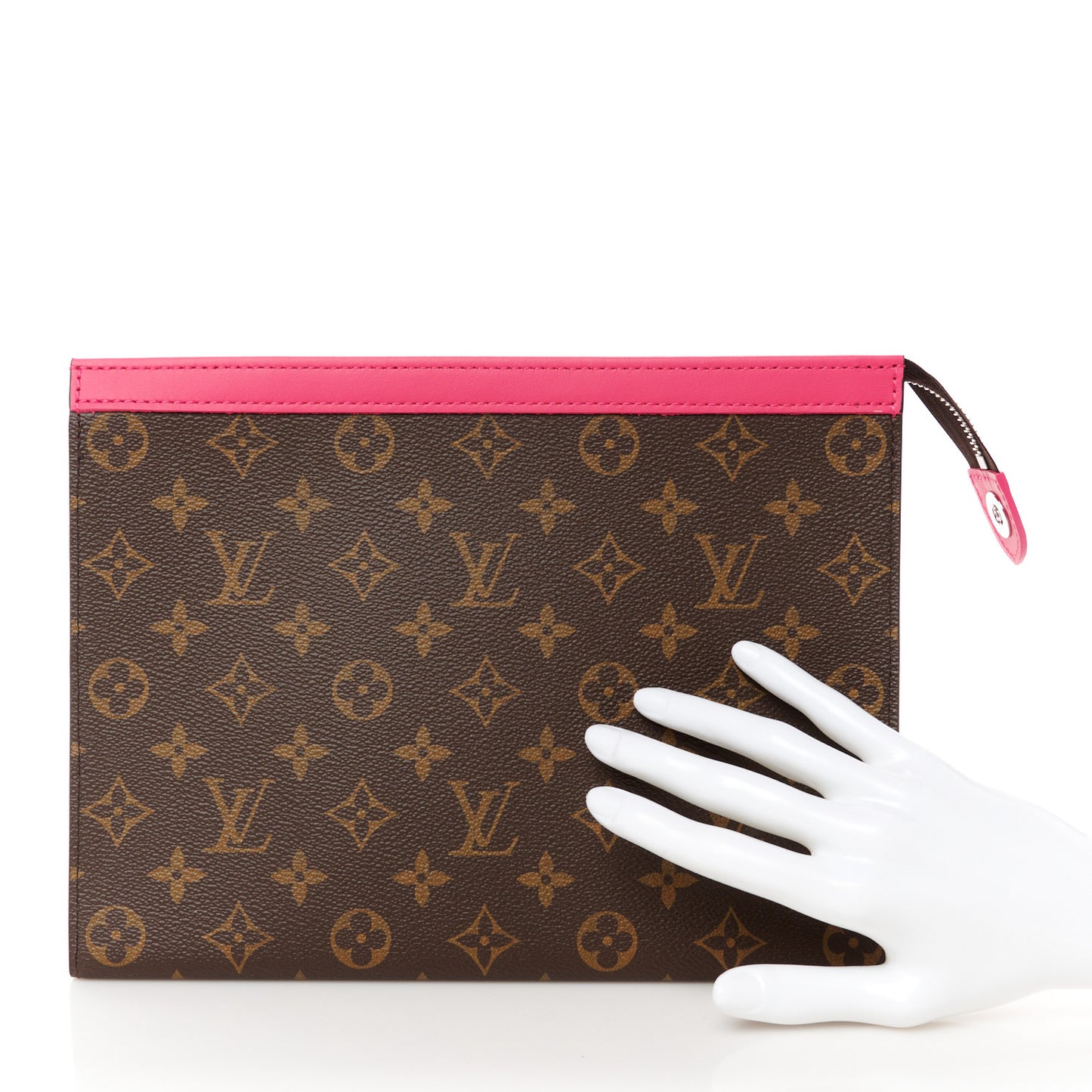 Monogram Macassar Pochette Voyage MM Fuchsia