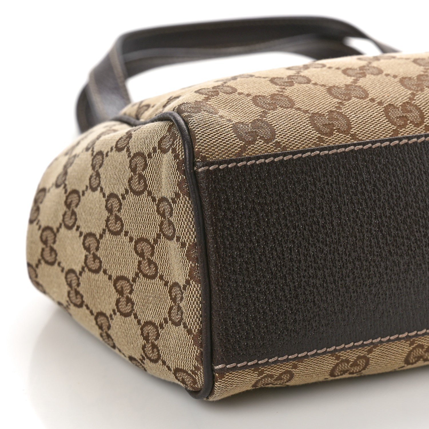Gucci Monogram Medium Charmy Shoulder Bag Dark Brown 9 of 10