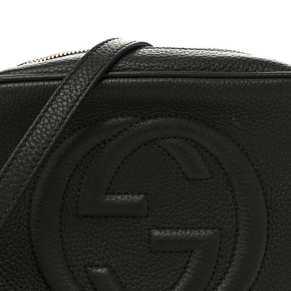 Gucci Pebbled Calfskin Small Soho Disco Bag Black 8 of 13