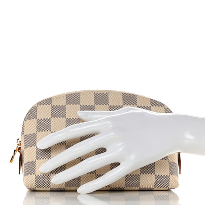 Louis Vuitton Damier Azur Cosmetic Pouch 2 of 7