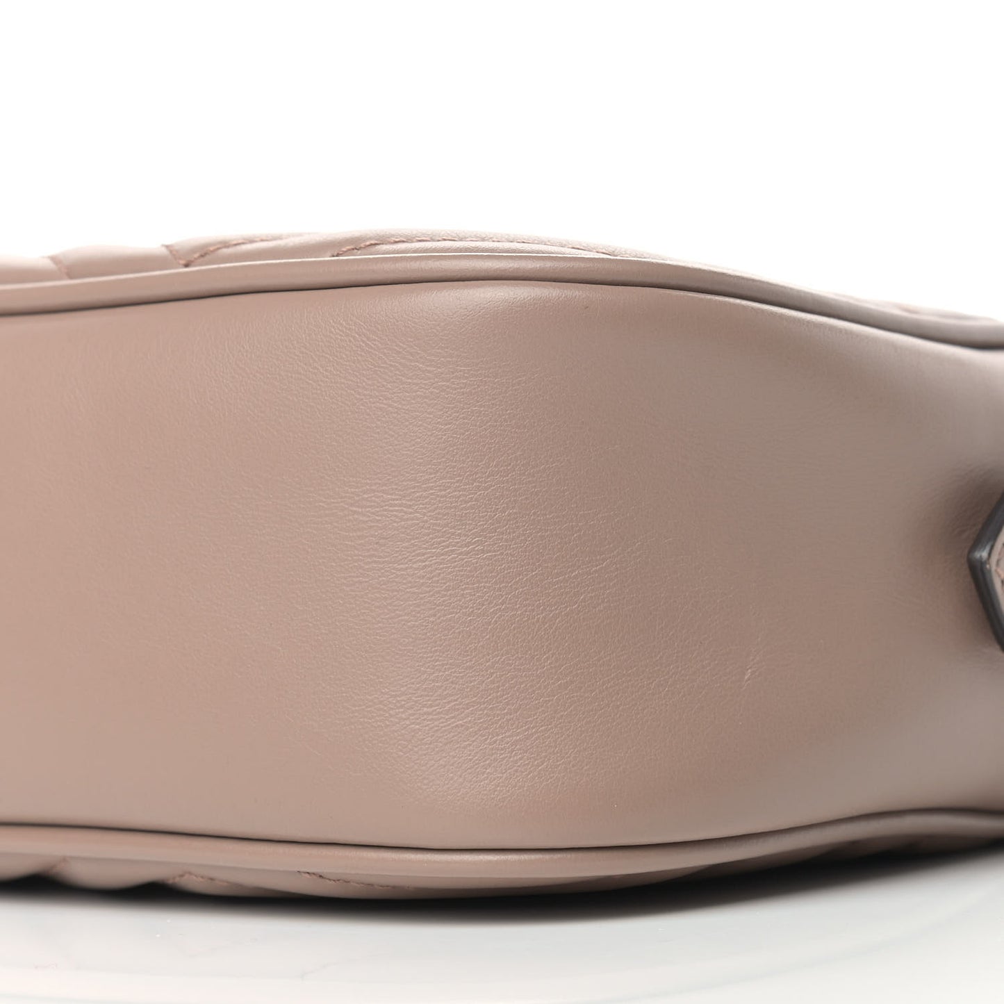 Calfskin Matelasse Small GG Marmont Chain Shoulder Bag Porcelain Rose