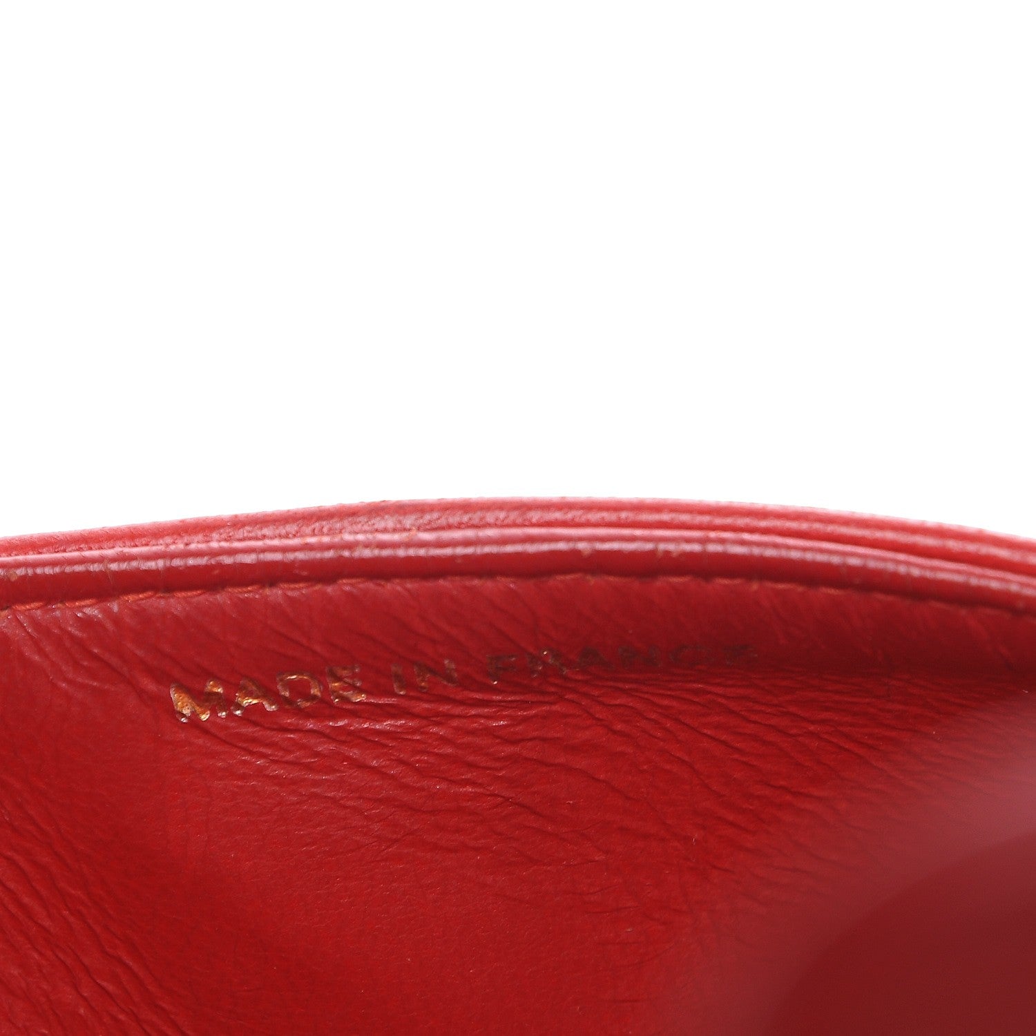 Chanel Lambskin Quilted Medium Double Flap Red 7 of 8