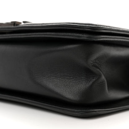 Chanel Calfskin Quilted Medium Boy Flap So Black 10 of 14