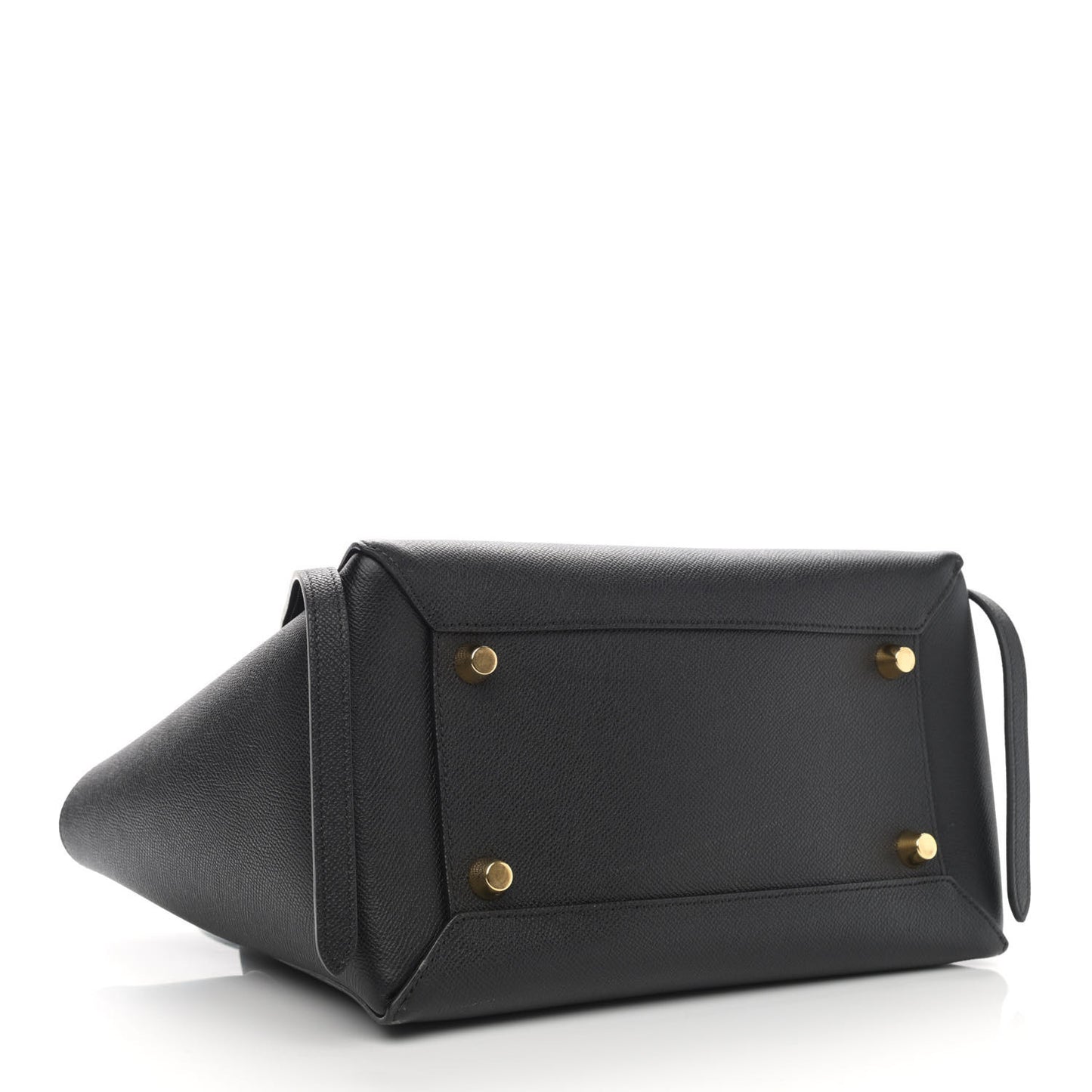Grained Calfskin Mini Belt Bag Black