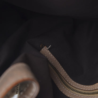 Gucci Monogram Large Jockey Hobo Beige 10 of 23