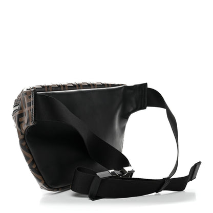 Fendi Vitello Century Bi-Color FF 1974 Embossed Belt Bag Maya Black 3 of 10