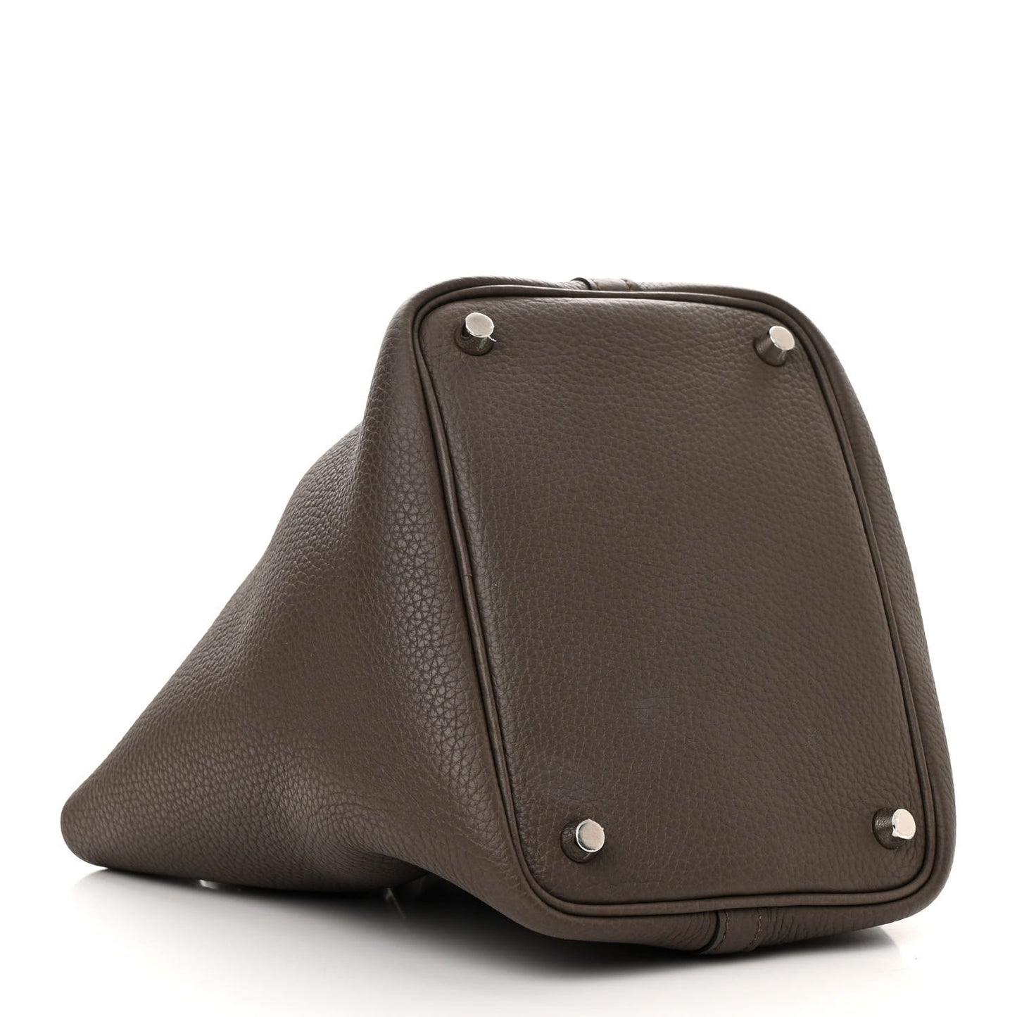 Taurillon Clemence Picotin Lock 18 PM Etain