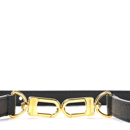 Louis Vuitton Calfskin 18mm Adjustable Shoulder Strap Black 3 of 5