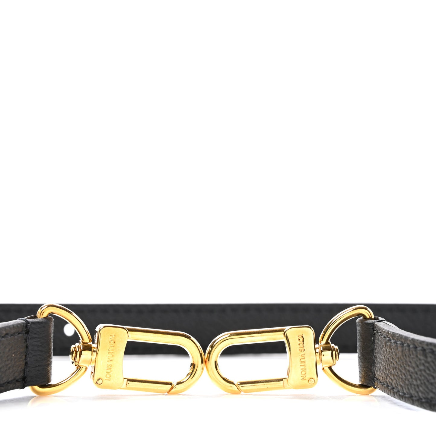 Calfskin 18mm Adjustable Shoulder Strap Black