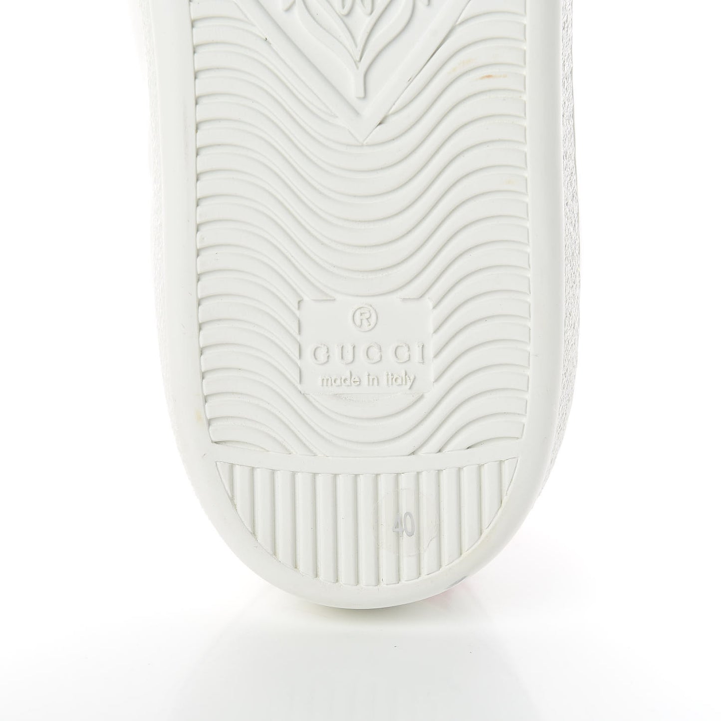 Calfskin Ayers Crystal Web Womens New Ace Pineapple Sneakers 40 White