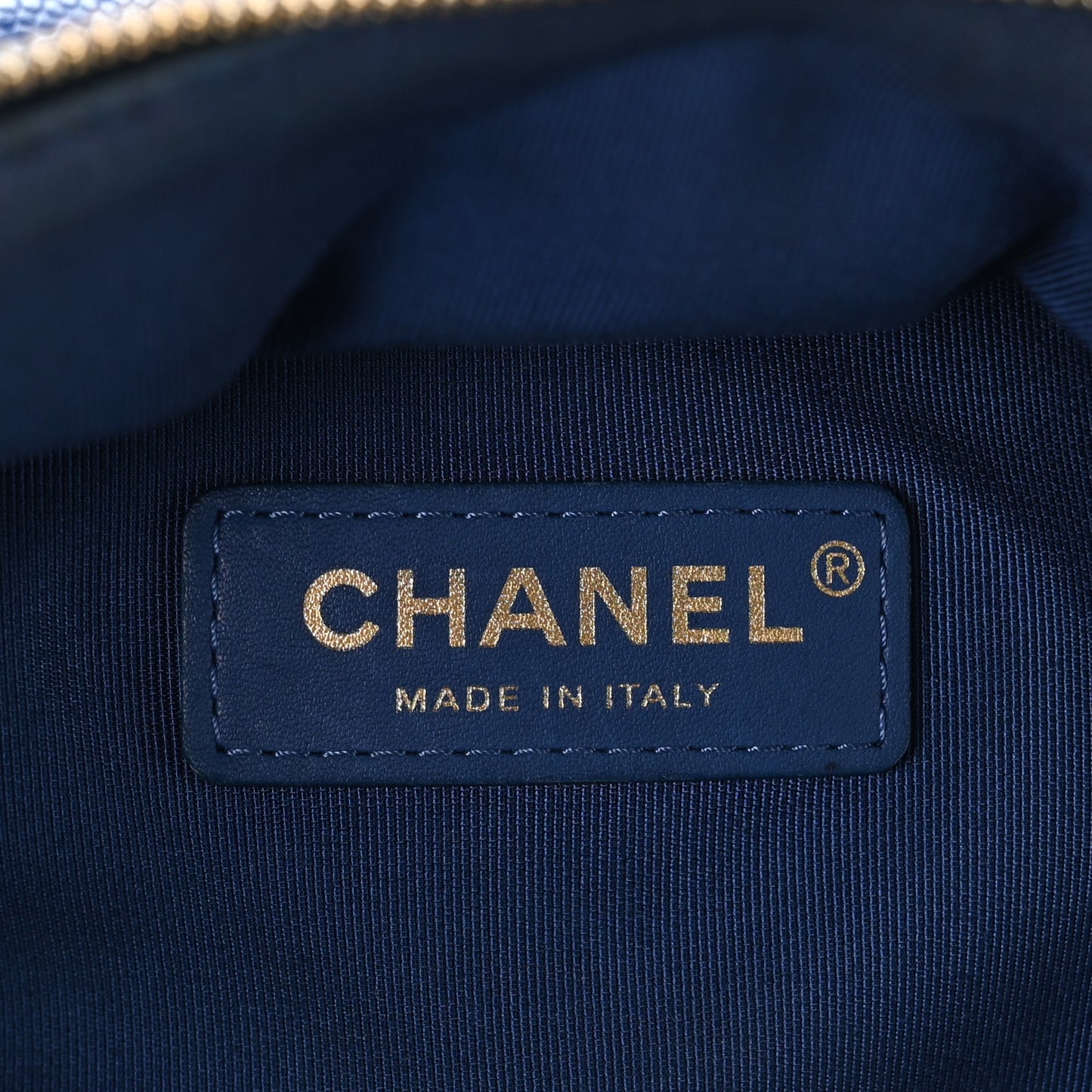 Caviar Quilted Large CC Day Backpack Blue