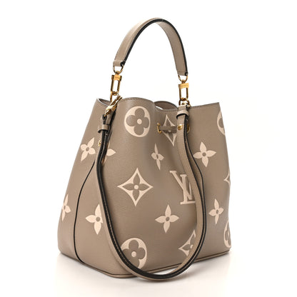 Louis Vuitton Empreinte Monogram Giant Neonoe MM Tourterelle Creme 4 of 10