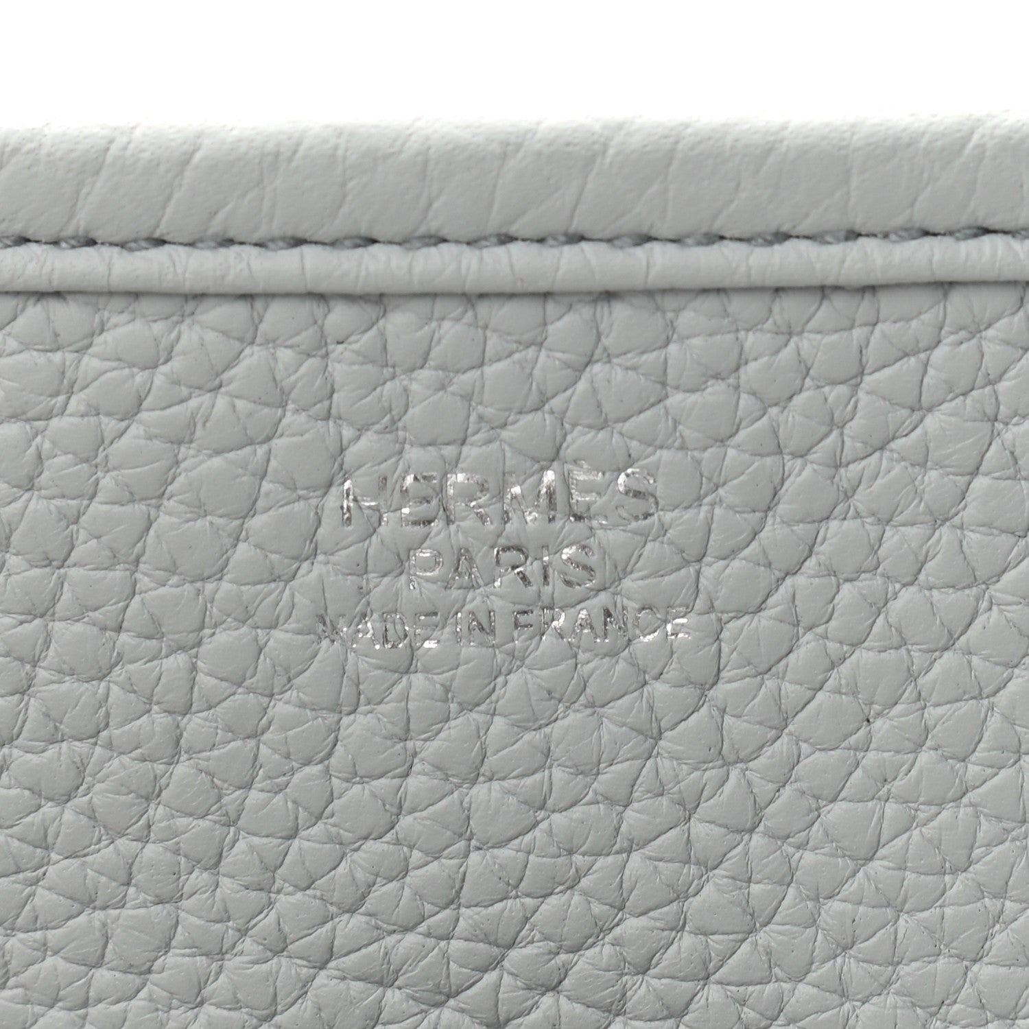 Hermes Taurillon Clemence Evelyne III PM Bleu Pale 6 of 9