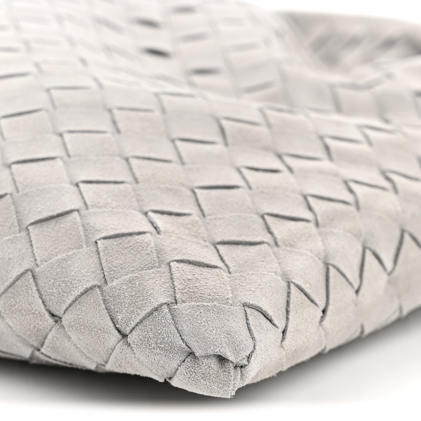 Suede Intrecciato Small Hop Sterling