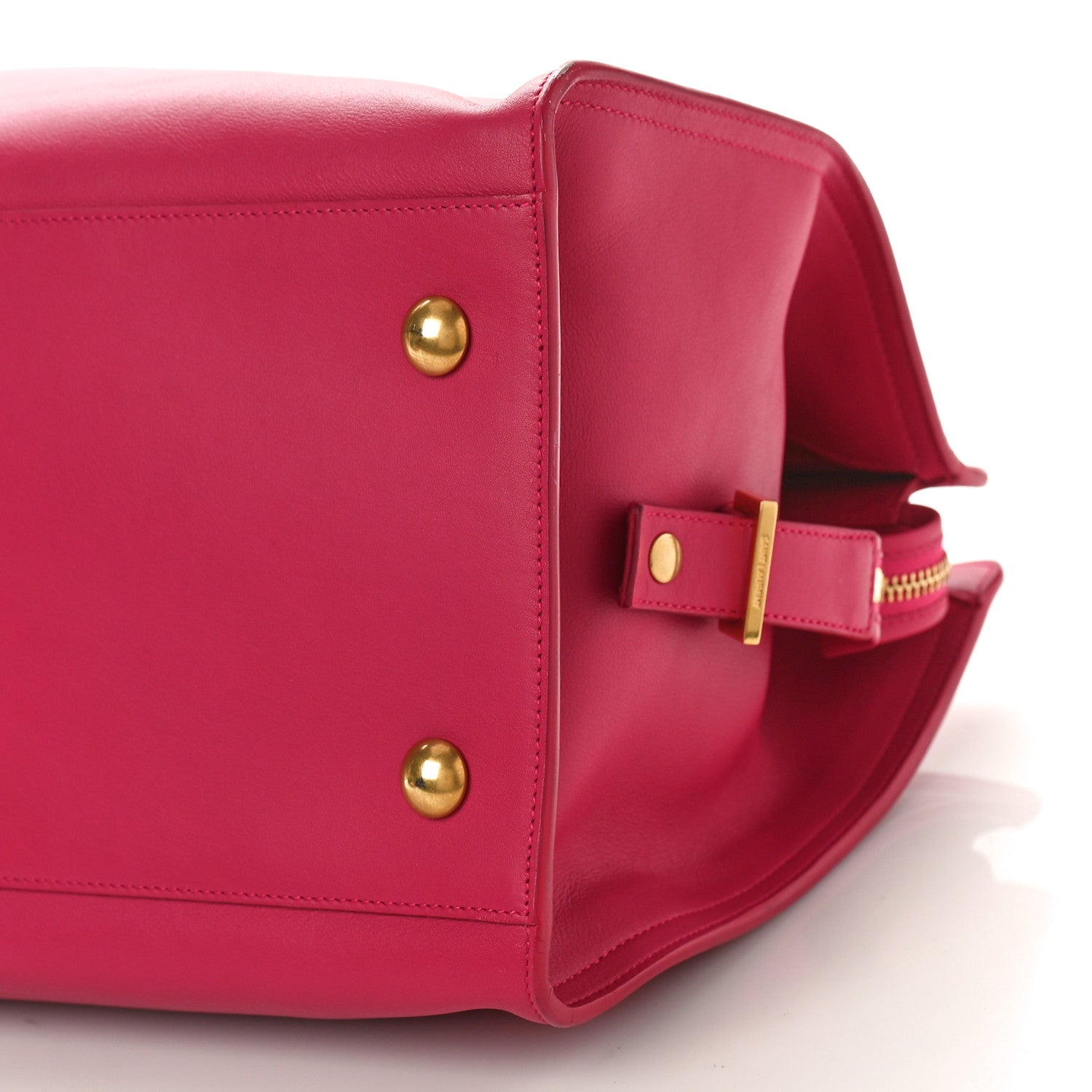 Saint Laurent Calfskin Small Classic Y Cabas Fuchsia 8 of 8