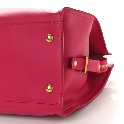 Saint Laurent Calfskin Small Classic Y Cabas Fuchsia 8 of 8