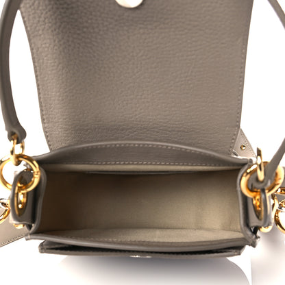 Chloe Grained Calfskin Small Tess Bag Motty Grey 5 of 10