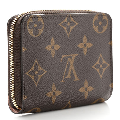 Louis Vuitton Monogram 2020 Christmas Animation Big Wheel Zippy Coin Purse Rose Ballerine 3 of 10
