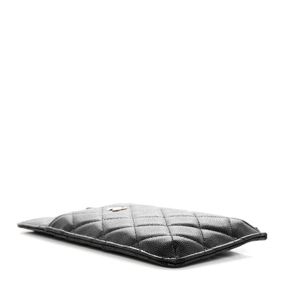 Chanel Caviar Quilted Classic iPhone Pouch Black 4 of 8