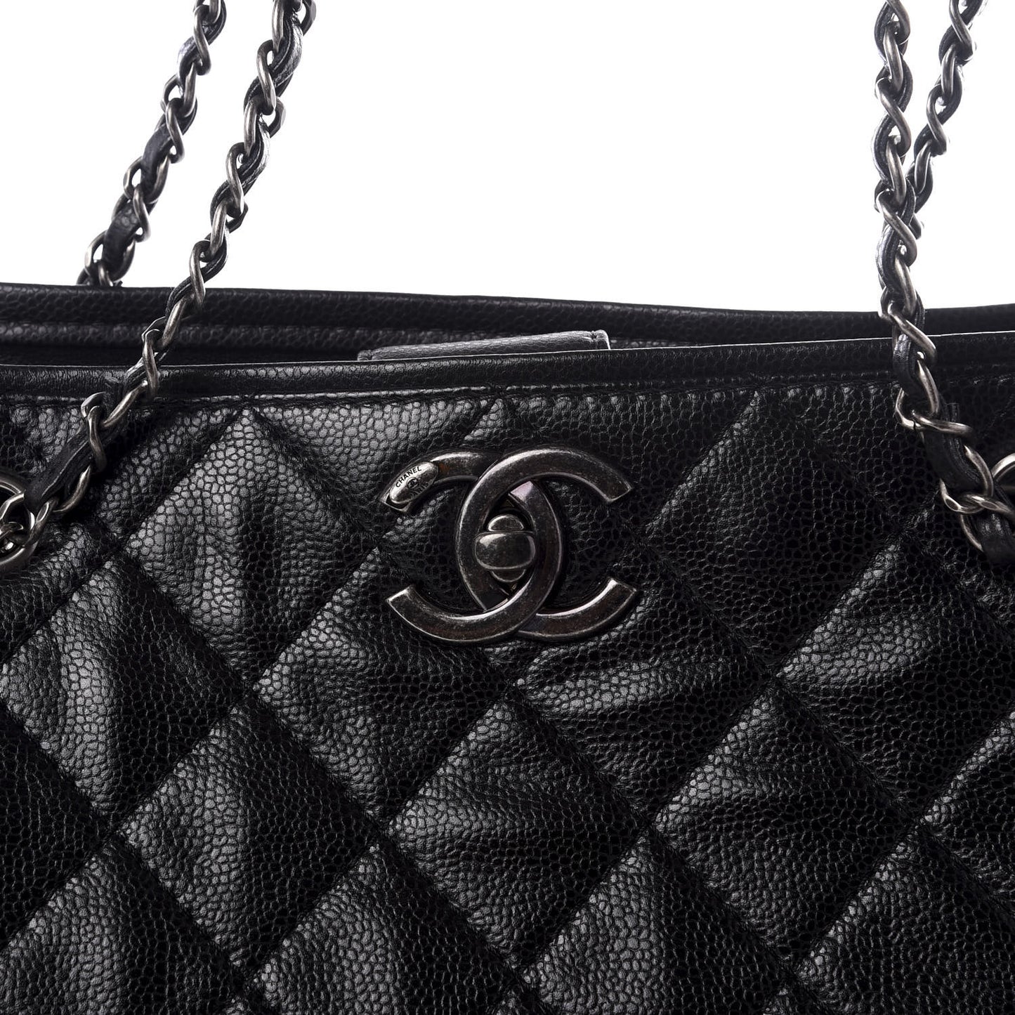 Caviar Quilted Large Be Caviar Tote Black