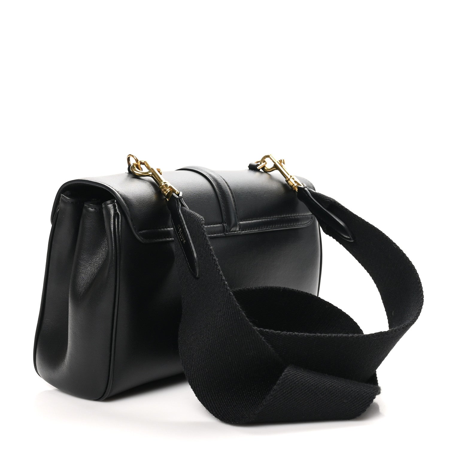 Celine Grained Calfskin Teen Soft 16 Shoulder Bag Black 2 of 10