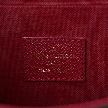 Louis Vuitton Monogram Pochette Felicie Chain Wallet Fuchsia 7 of 9
