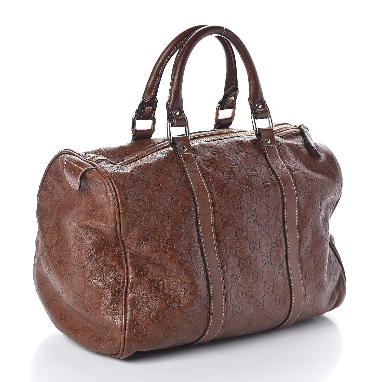 Gucci Guccissima Medium Joy Boston Brown 3 of 10