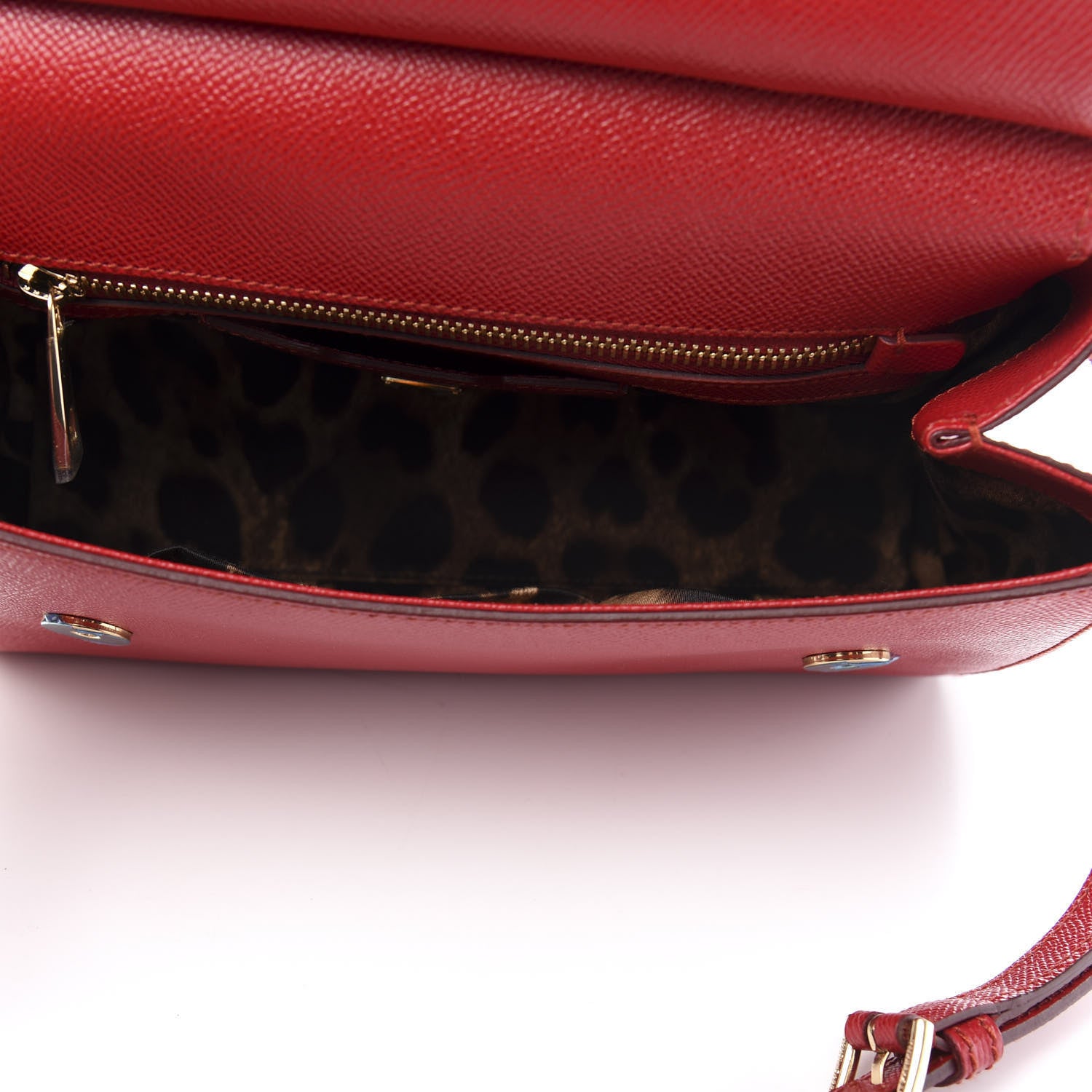 Dolce & Gabbana Dauphine Medium Miss Sicily Satchel Dark Red 5 of 12