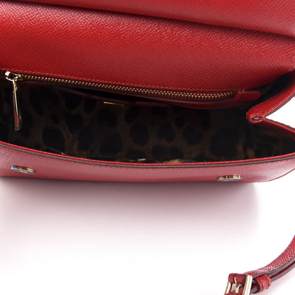 Dolce & Gabbana Dauphine Medium Miss Sicily Satchel Dark Red 5 of 12
