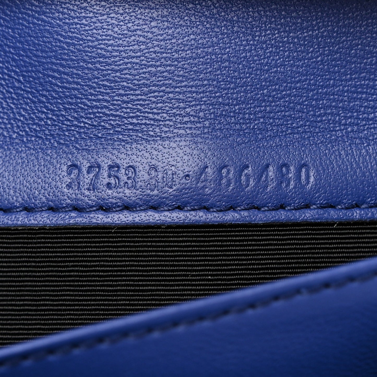 Calfskin Skull Continental Wallet Blue