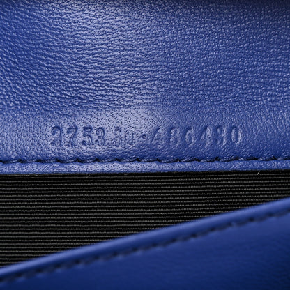 Alexander McQueen Calfskin Skull Continental Wallet Blue 8 of 10