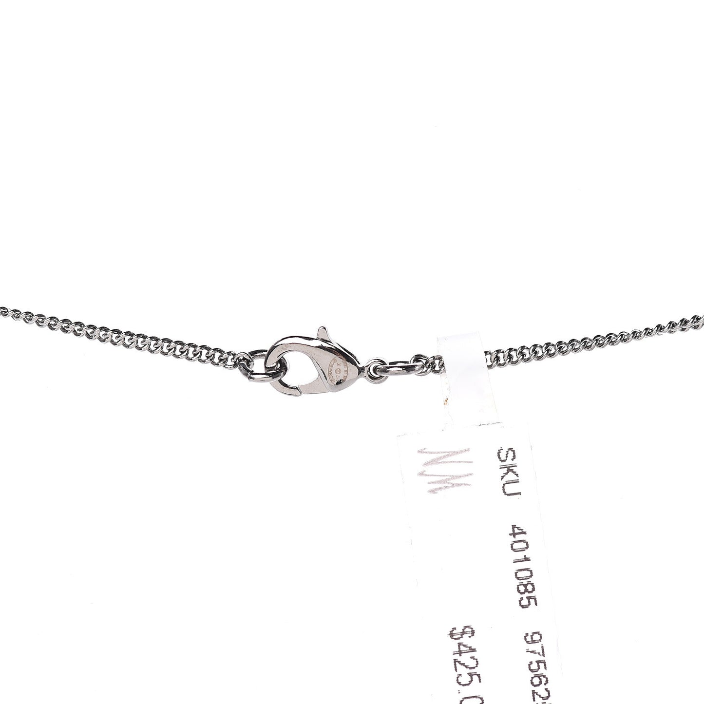 Ruthenium Crystal Star CC Necklace Iridescent Pink