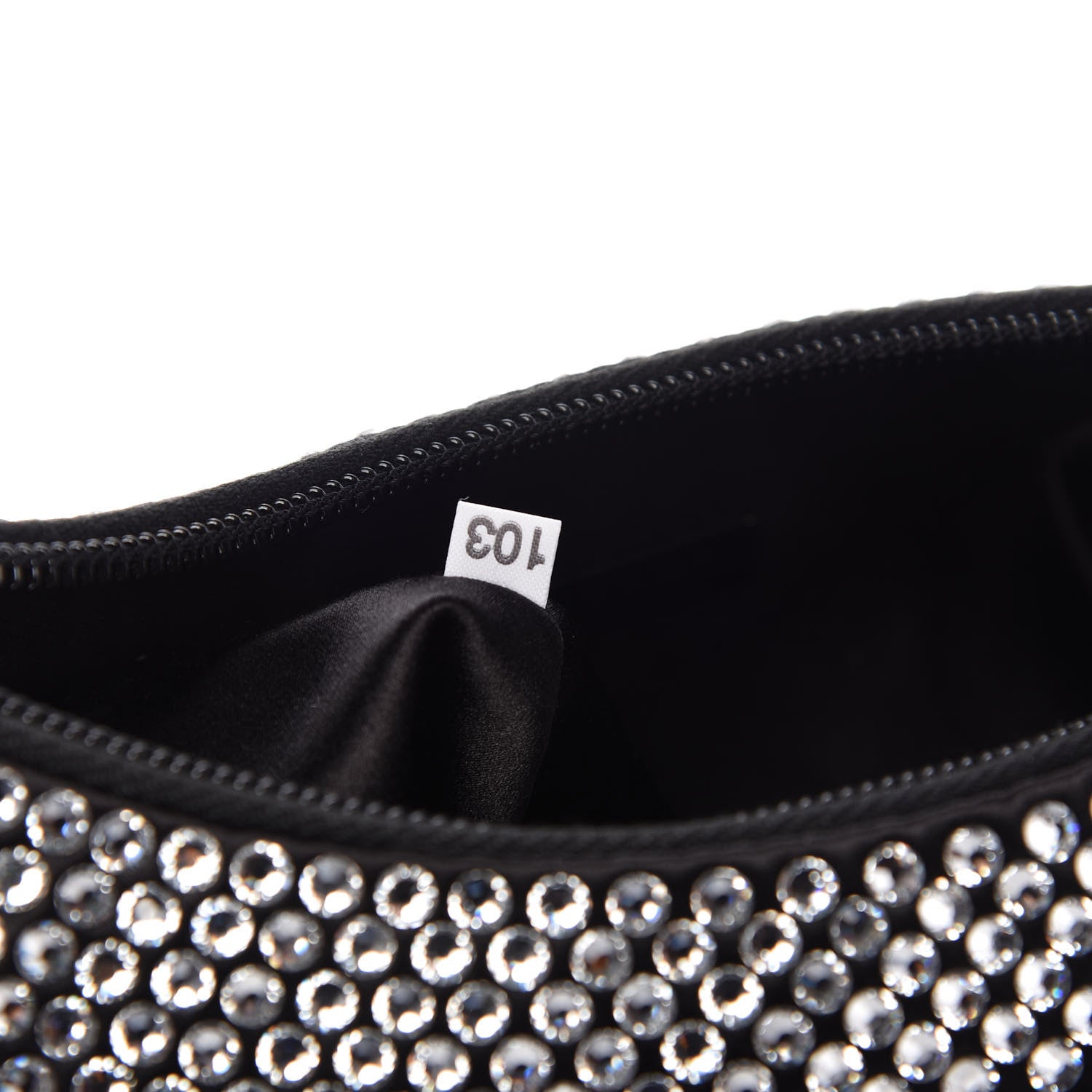 Prada Satin Crystal Mini Re-Edition 2000 Bag Cristal 9 of 12