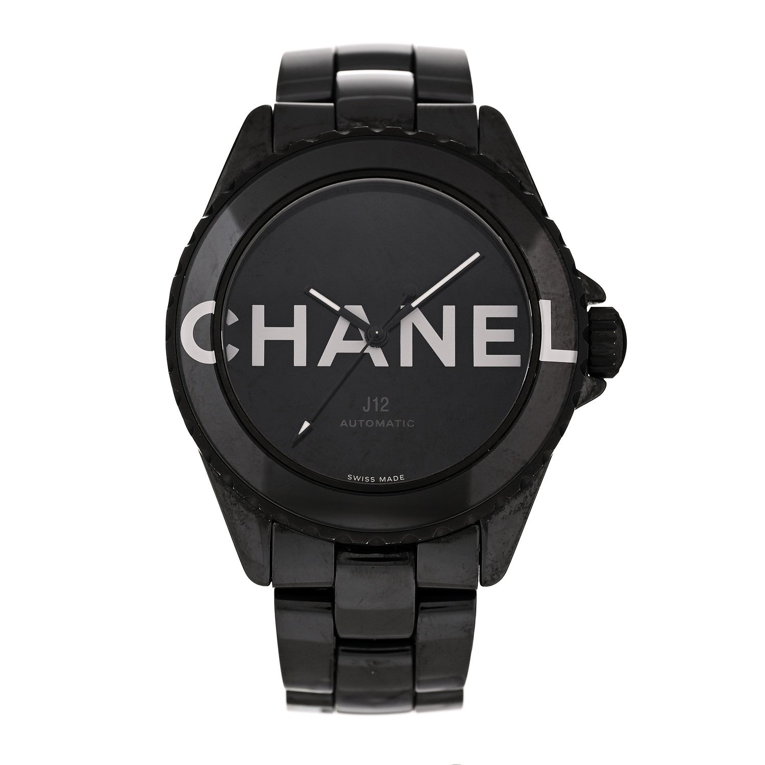 Chanel Stainless Steel Ceramic 38mm J12 Wanted de Chanel Automatic Watch Black 1 of 4