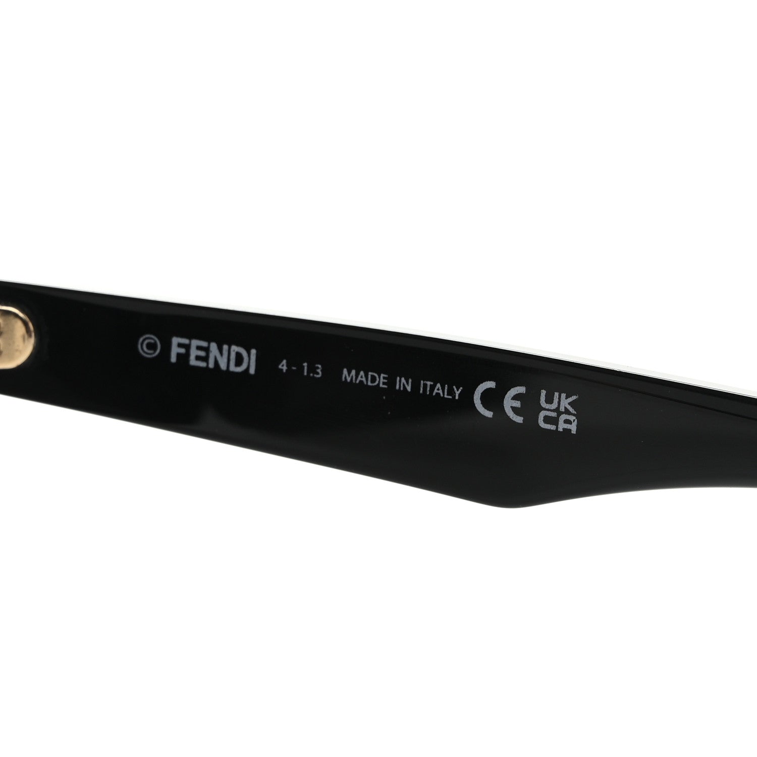 Fendi Acetate Cat Eye Sunglasses FE40032I Black 5 of 8