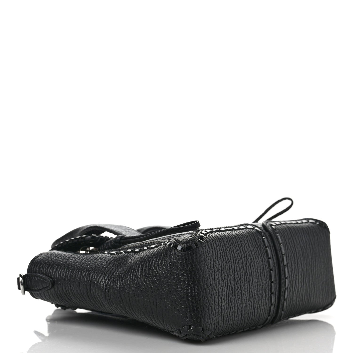 3.1 Phillip Lim Textured Calfskin Mini Whipstitch Pashli Satchel Black 4 of 8