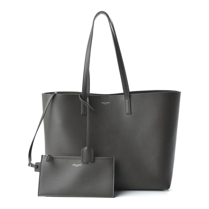 Saint Laurent Calfskin Large Shopping Tote Pebble 1 of 10