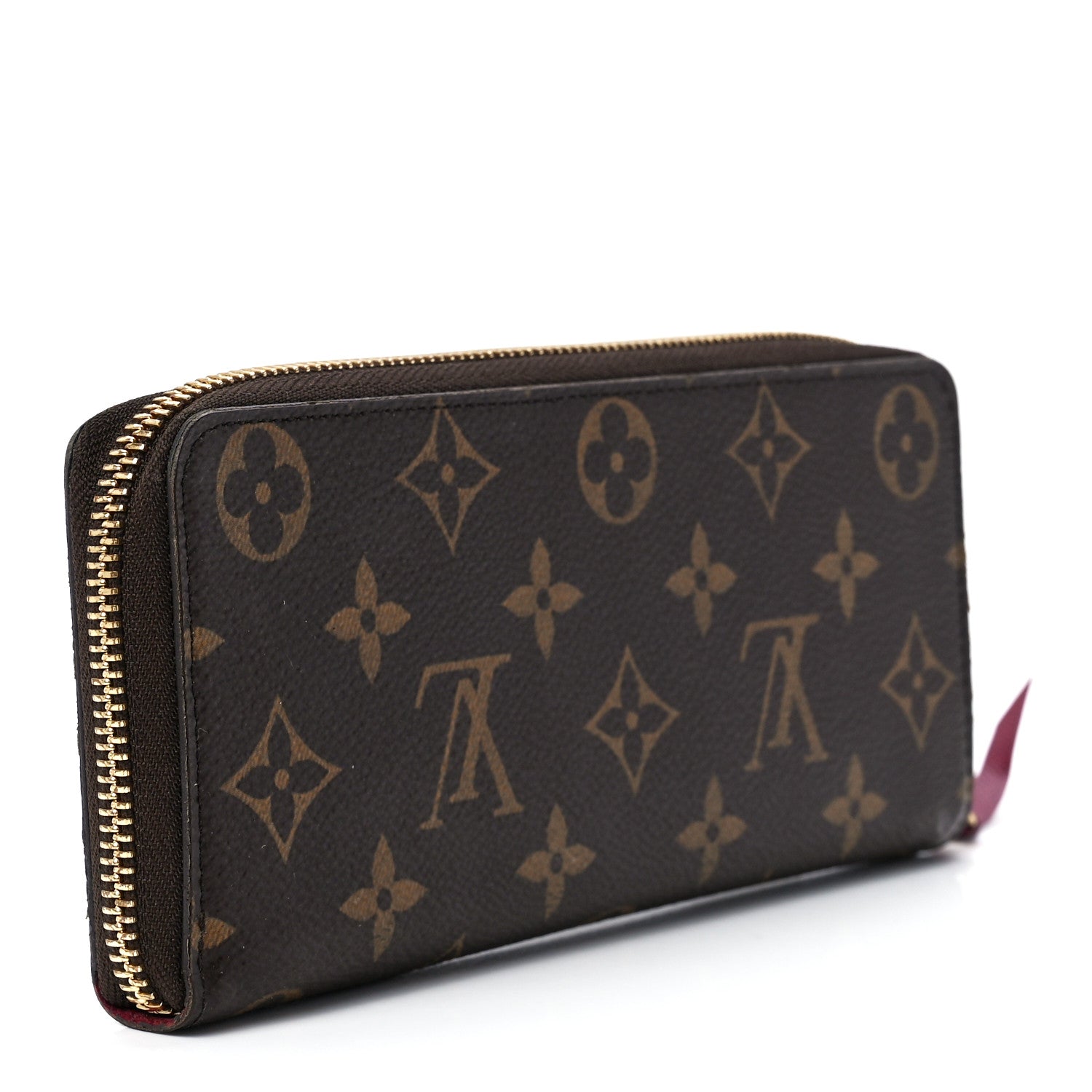 Louis Vuitton Monogram Clemence Wallet Fuchsia 3 of 12
