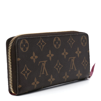 Louis Vuitton Monogram Clemence Wallet Fuchsia 3 of 12