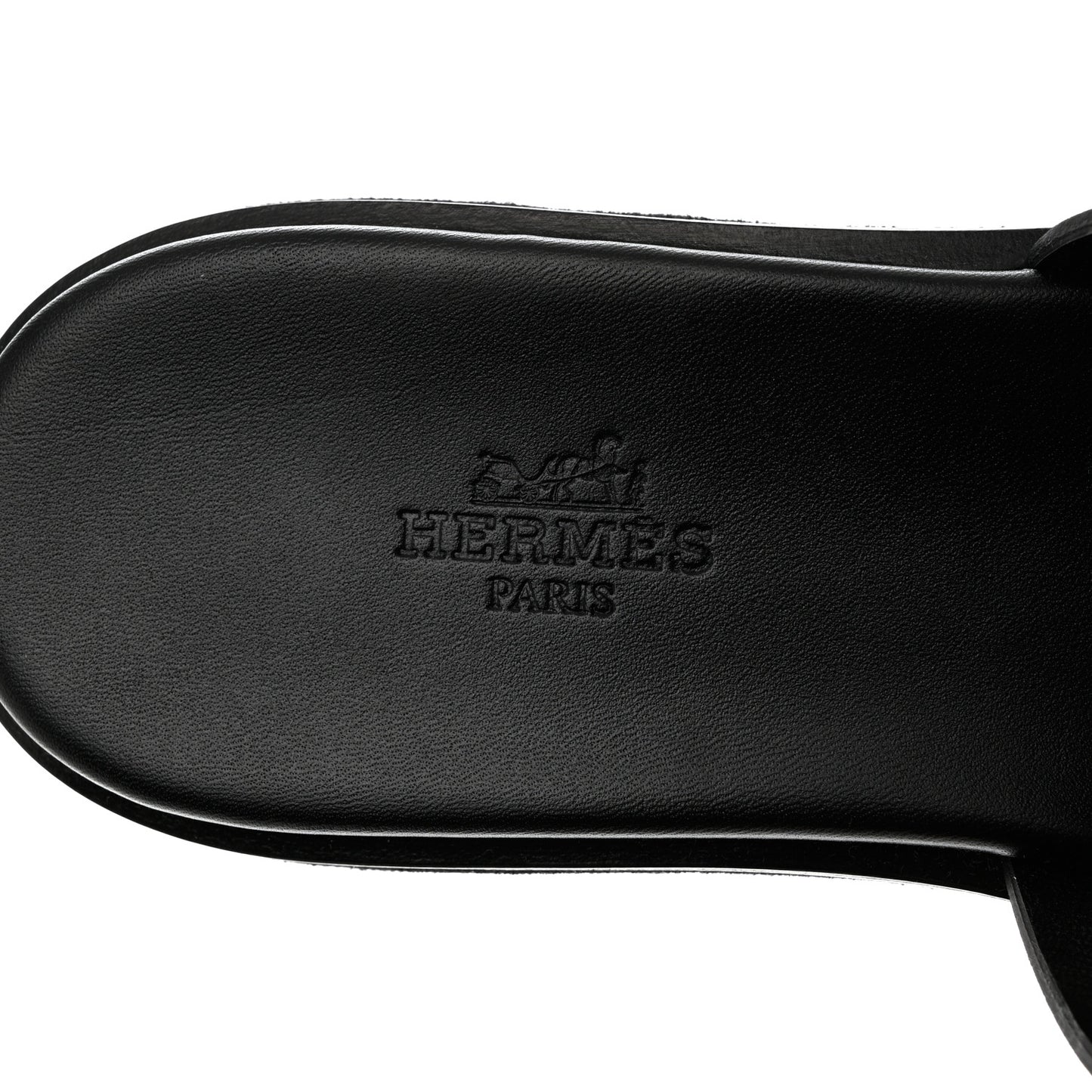 Calfskin Suede Eze 30 Sandals 38 Black