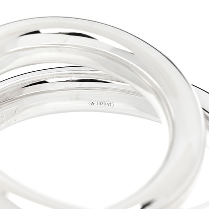 Hermes Sterling Silver MM Vertige Ring 49 5 5 of 6