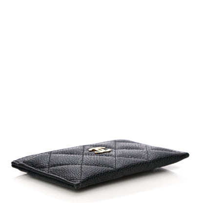 Chanel Caviar Quilted Card Holder Black 4 of 11
