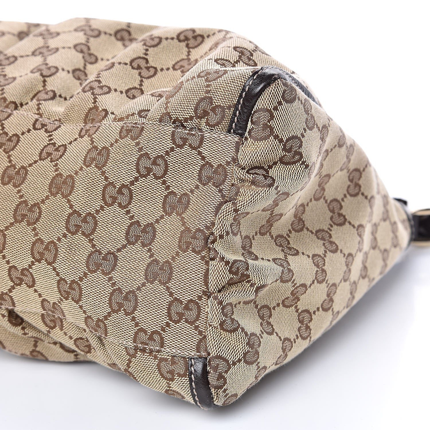 Gucci Monogram Large D Ring Hobo Dark Brown 9 of 12