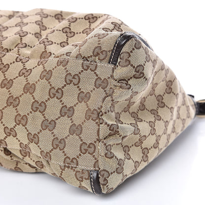 Gucci Monogram Large D Ring Hobo Dark Brown 9 of 12