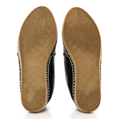Gucci Microguccissima Signature Espadrilles 36 Black 6 of 9