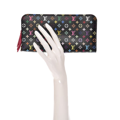 Louis Vuitton Monogram Multicolor Insolite Wallet Black Grenade 2 of 6