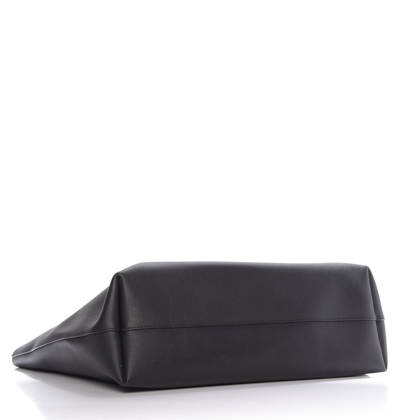 Calfskin Large Shopping Tote Black